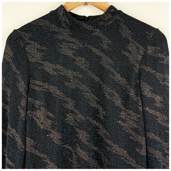 Topshop Lightning Glitter Mini‎ Dress Size 8 - Picture 6 of 14